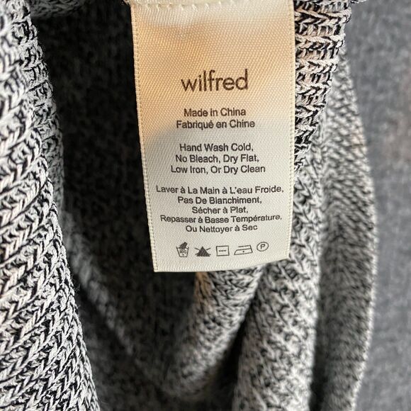 Wilfred Sweater Womens XS Black Crew Neck Sleeveless Office Ladies Preppy Casual - Picture 6 of 9